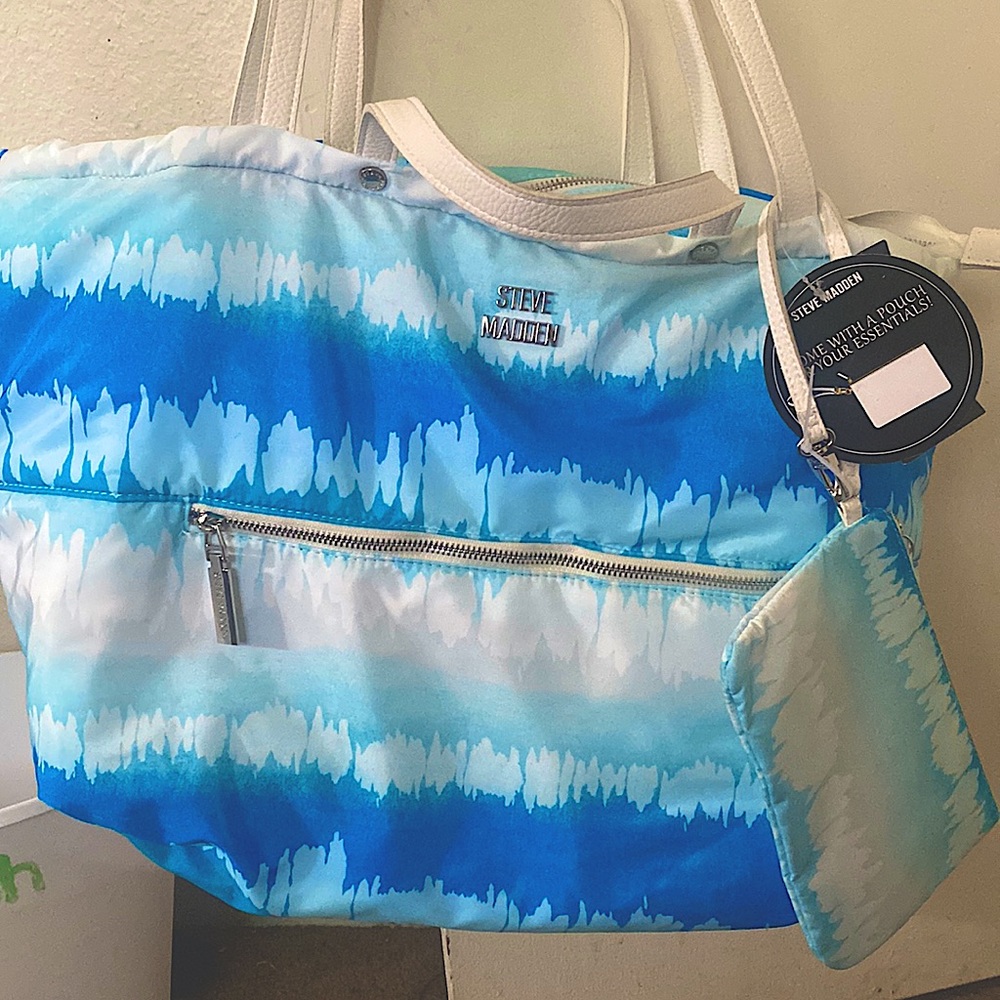 NWT Steve Madden blue shoulder bag